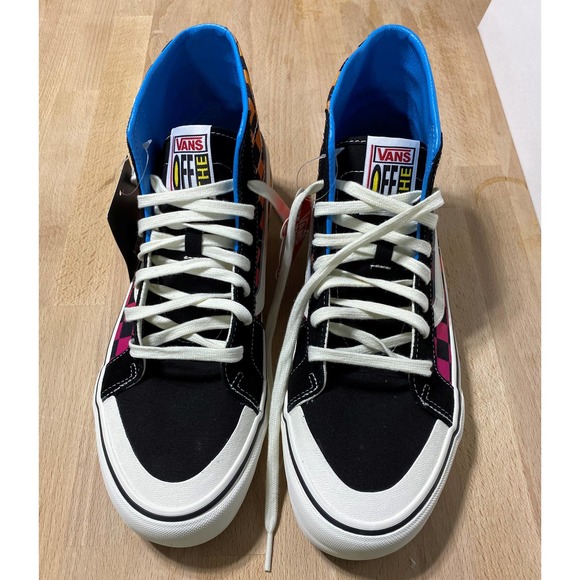 Vans Shoes | New Vans T\u0026C Surf Design Collection Sk8-Hi 138 Checkerboard Shoes Men 10 or 11.5 | Color: Black/Orange | Size: 11.5 | Cindeb35's Closet